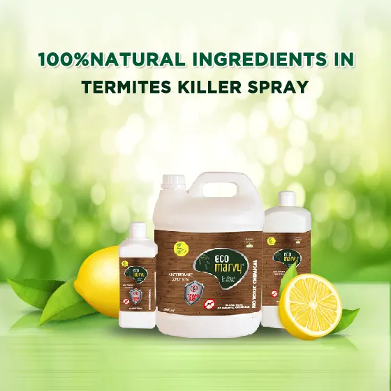 100% Natural Ingredients in Termites Killer Spray
