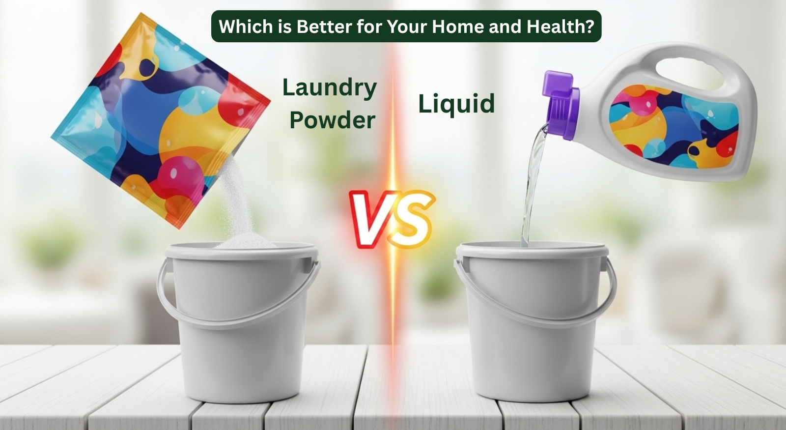 Laundry Powder vs. Liquid: Which is Better for Your Home and Health?