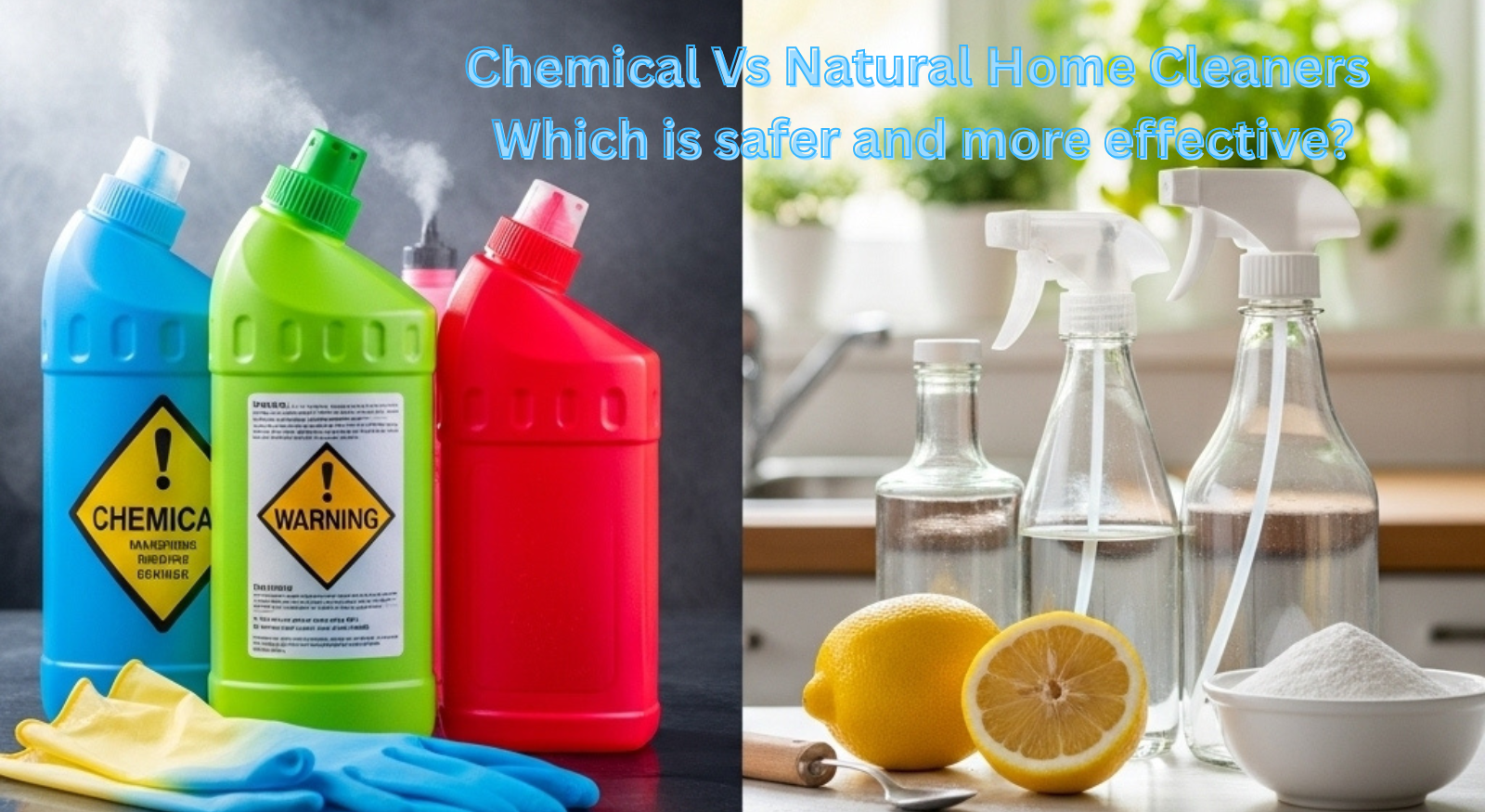 Chemical vs Natural Home Cleaners